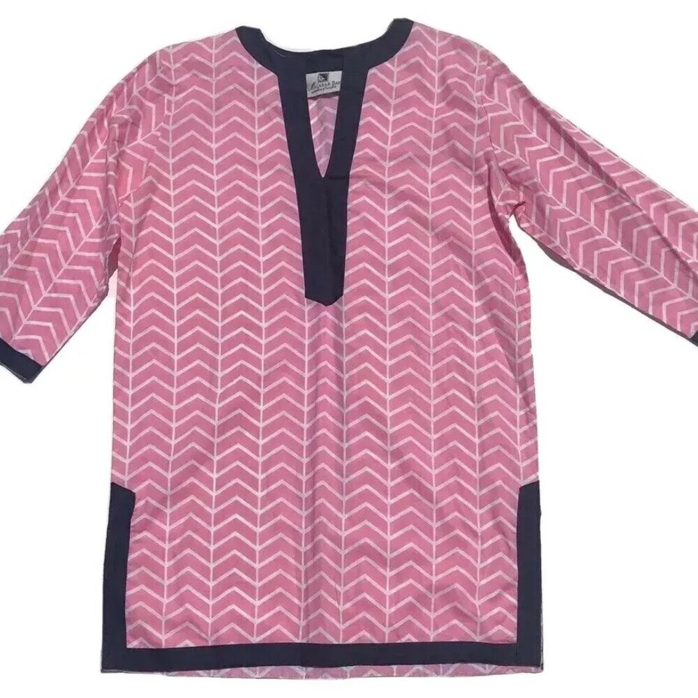 Malabar Bay Organic Cotton Dress Tunic Bathing Suit Cover Size XL